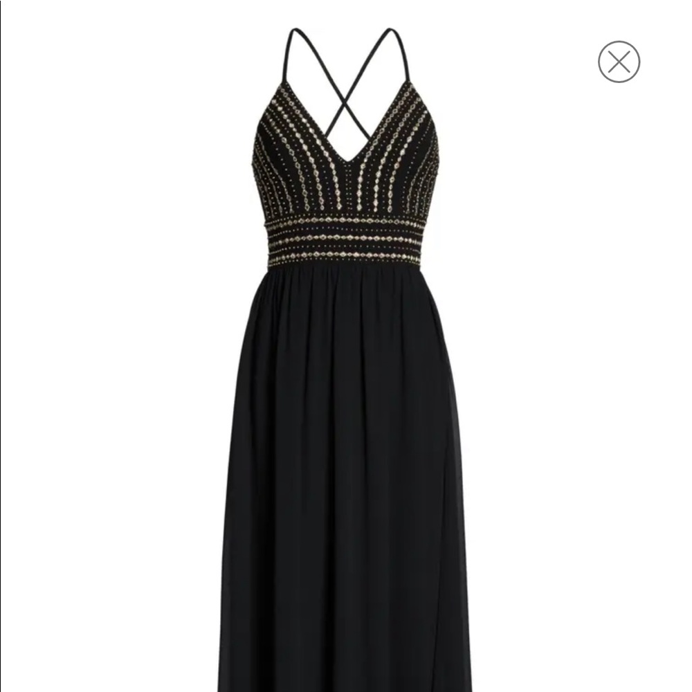Lulu’s Glamorous Gala Embellished Maxi Dress
